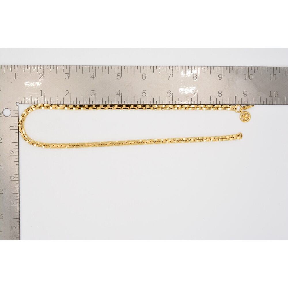 Givenchy Vintage Collar Chain Necklace Chunky Boxed Linked Gold Signed 80s BinA - Picture 12 of 12